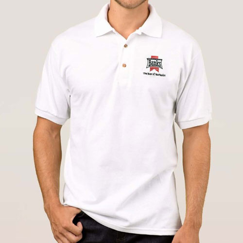 Bajan Brands, Banks Polo Tee, Banks Beer, Barbados