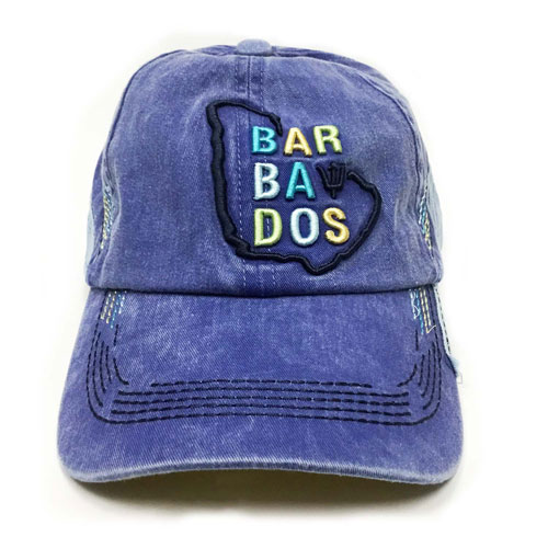 Barbados Souvenir - Barbados Denim design hat