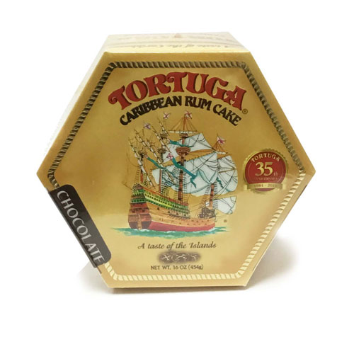 Barbados Edible Gifts Tortuga Caribbean Rum Cake Chocolate Flavoured